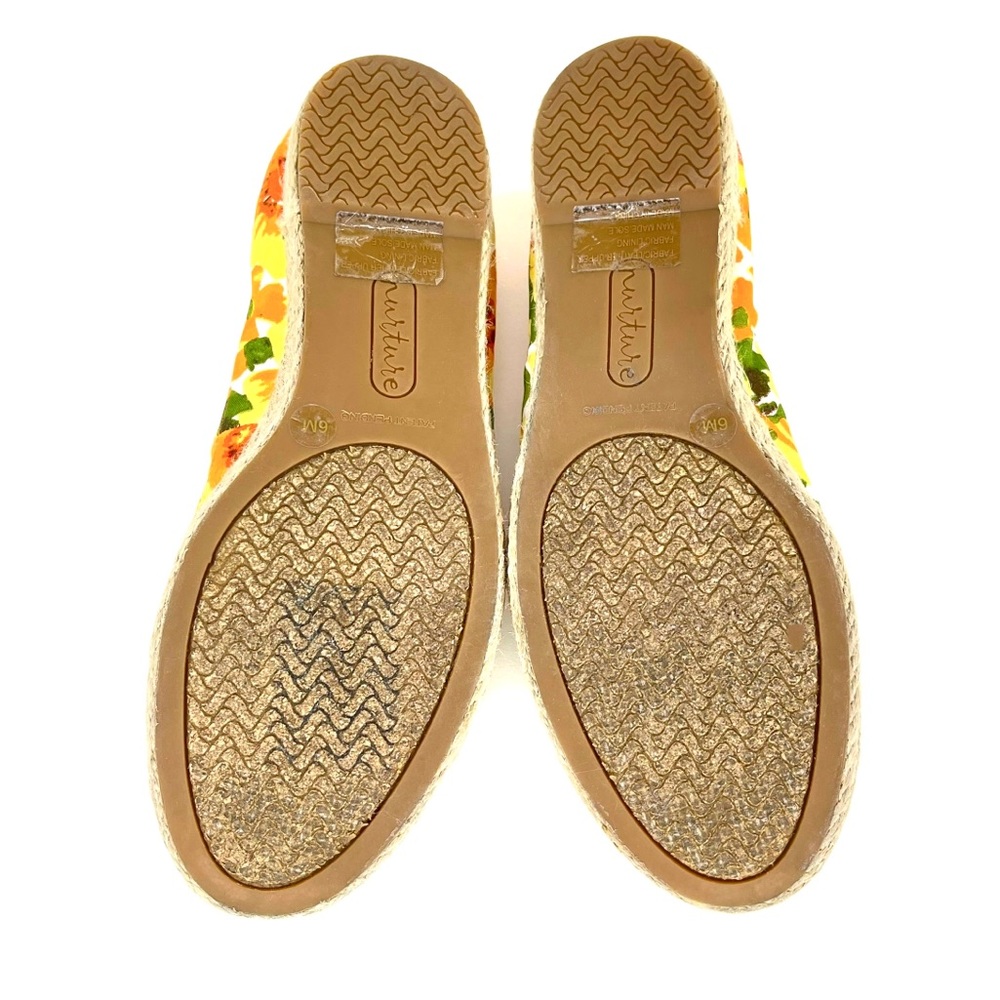 Nurture Floral Espadrille Flats Size 6 - Picture 4 of 4